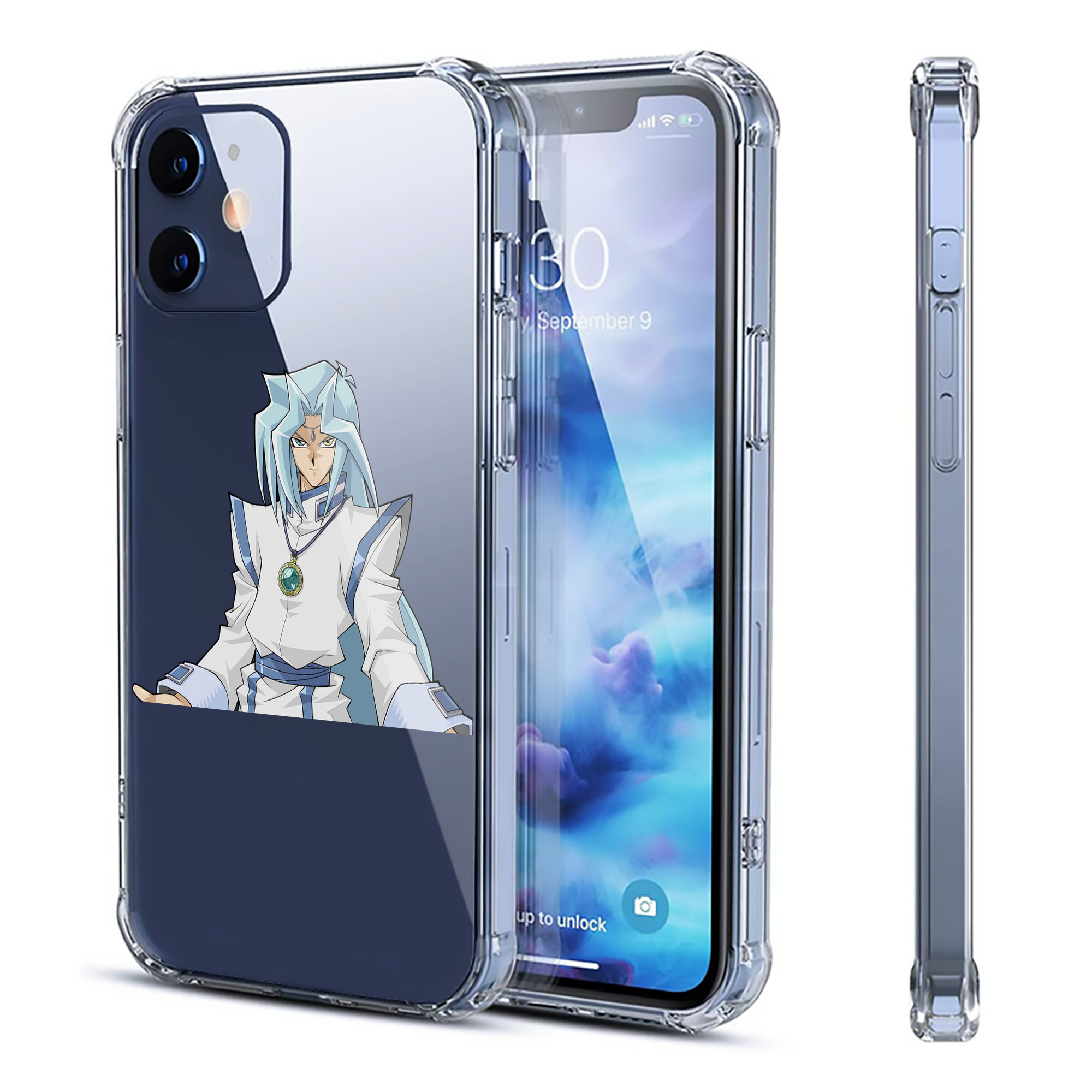 （画像用） 遊☆戯☆王 Yu-Gi-Oh! 【iPhone 12シリーズ対応】透明スマホケース（クリアソフトケース）